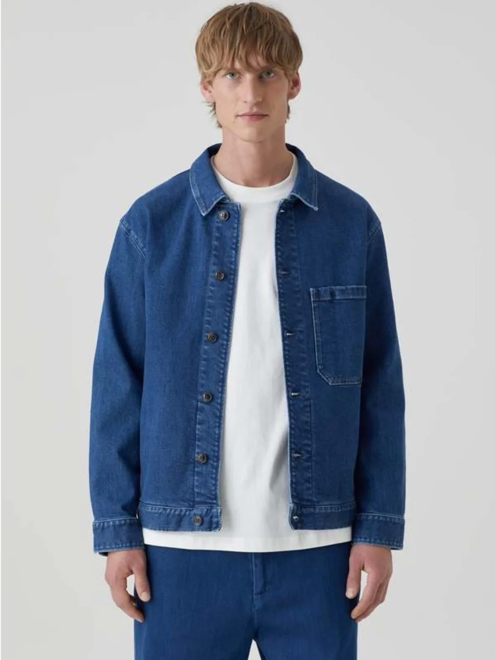 CLOSED Denim Worker Jacket Mid Blue Men’s XL
